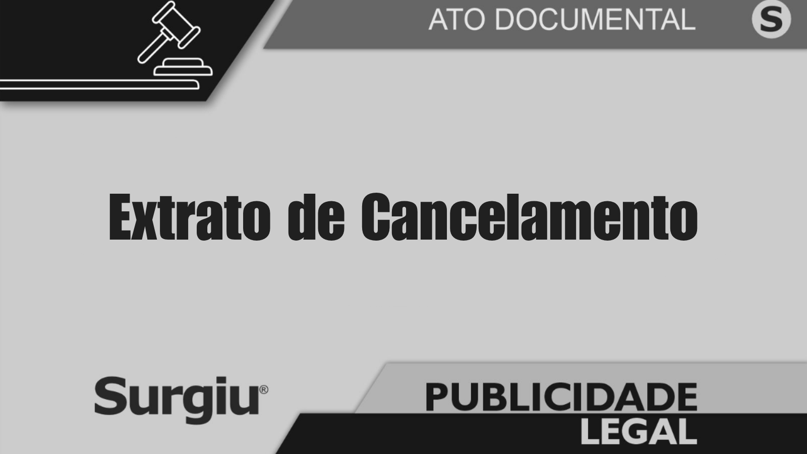 Concei&ccedil;&atilde;o TO: PM – Extrato de Cancelamento de Ata de Registro de Pre&ccedil;os – Processo Administrativo n&ordm; 328/2026 – Preg&atilde;o Eletr&ocirc;nico n&ordm; 003/2026 – Ata de Registro de Pre&ccedil;os n&ordm; 003/2026 – Aquisi&ccedil;&atilde;o de Cimento