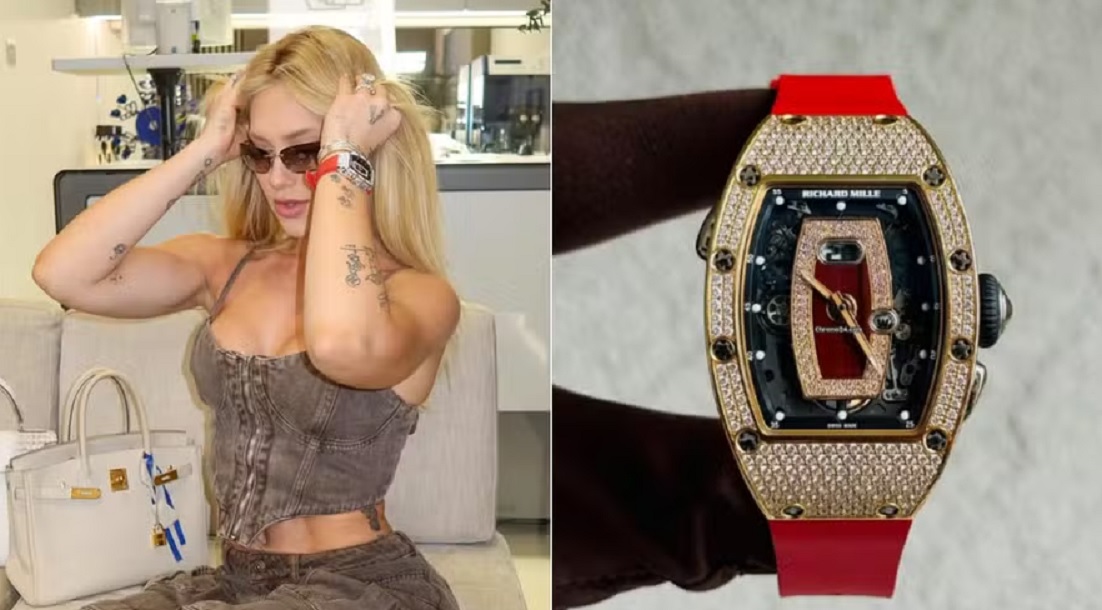 Virginia Fonseca surge com rel&oacute;gio milion&aacute;rio e valor chama aten&ccedil;&atilde;o nas redes