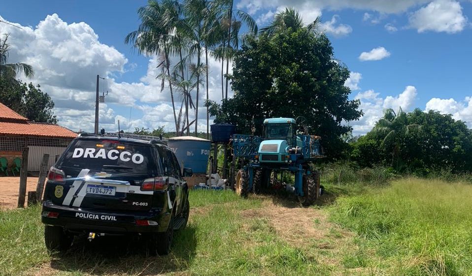 Pol&iacute;cia Civil recupera m&aacute;quina agr&iacute;cola durante opera&ccedil;&atilde;o no Maranh&atilde;o