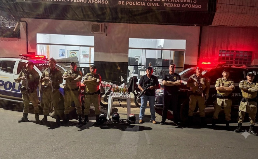 Opera&ccedil;&atilde;o prende cinco suspeitos e recupera objetos roubados ap&oacute;s s&eacute;rie de crimes no Tocantins