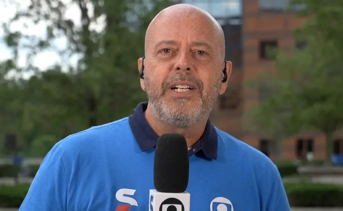 Alex Escobar passa mal ao vivo durante programa da Globo e &eacute; afastado da cobertura da Copa