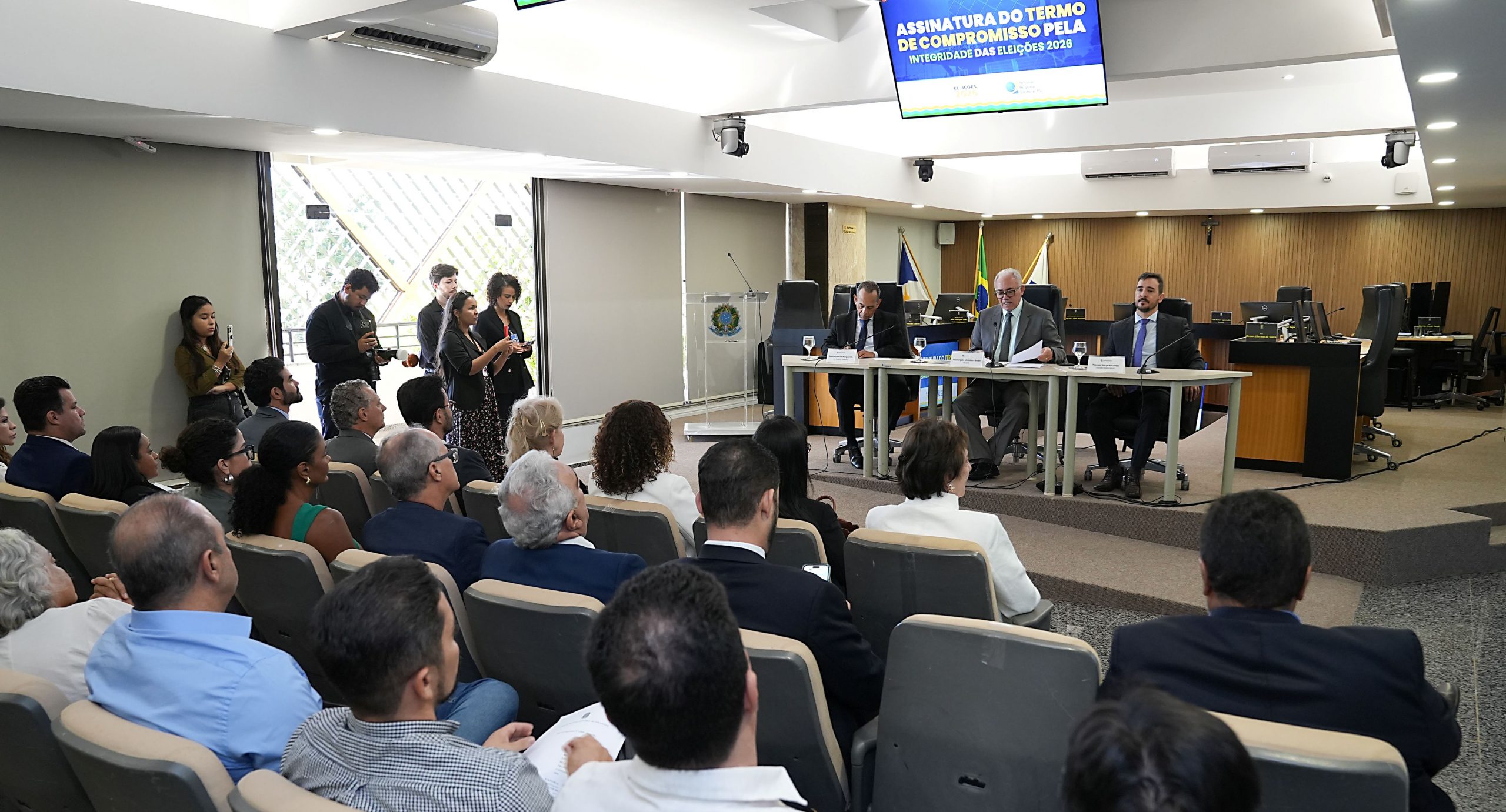 Partidos e TRE-TO firmam compromisso para fortalecer transpar&ecirc;ncia e combater a desinforma&ccedil;&atilde;o nas Elei&ccedil;&otilde;es 2026