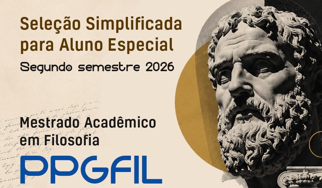 Inscri&ccedil;&otilde;es abertas para alunos especiais do Mestrado em Filosofia da UFT