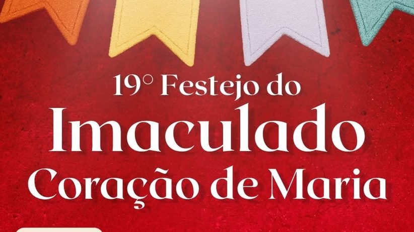 19&ordm; Festejo do Imaculado Cora&ccedil;&atilde;o de Maria segue com missa, novena e show de Cristhian Victor em Palmas