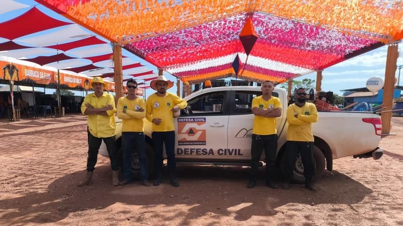 Defesa Civil refor&ccedil;a seguran&ccedil;a no Festival de S&atilde;o Jo&atilde;o em Dois Irm&atilde;os
