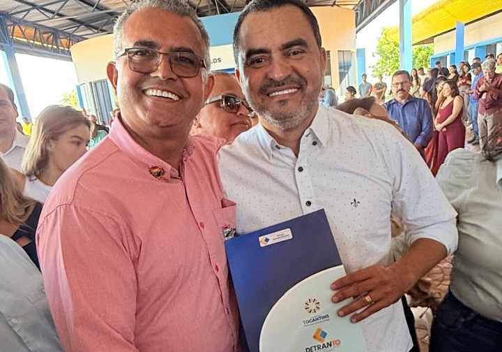 Nova Rosal&acirc;ndia firma ades&atilde;o com Detran-TO e prefeito Enoque Portilio garante avan&ccedil;o na sinaliza&ccedil;&atilde;o vi&aacute;ria