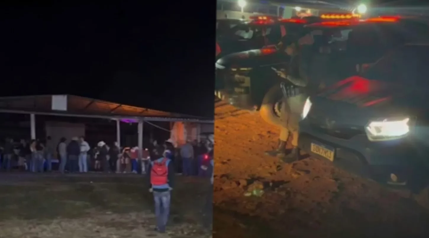 Evento em fazenda &eacute; interditado durante opera&ccedil;&atilde;o em An&aacute;polis