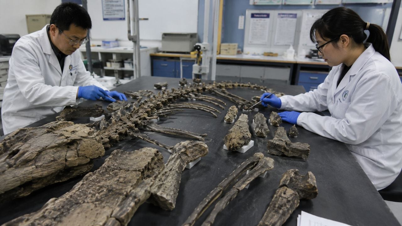Dinossauro de quatro asas revela novas pistas sobre a origem das aves na China