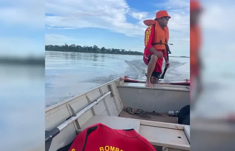 Bombeiros usam aeronave e c&atilde;o farejador em buscas por ind&iacute;gena desaparecido na Ilha do Bananal