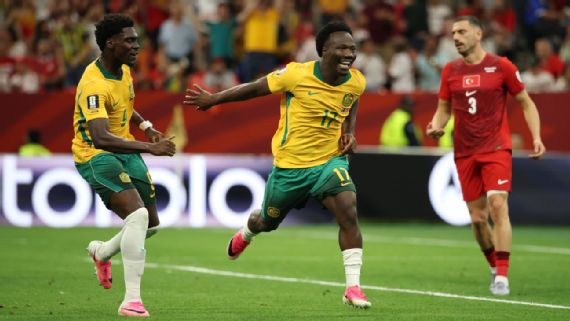 Austr&aacute;lia surpreende e vence a Turquia na estreia da Copa do Mundo