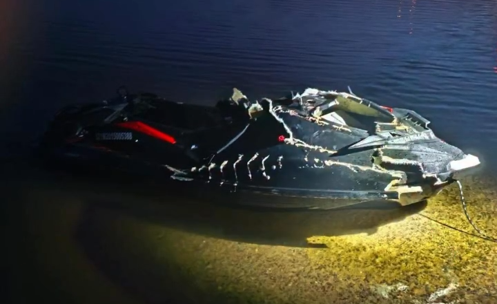 Jovem morre ap&oacute;s colis&atilde;o entre jet ski e lancha no Lago Corumb&aacute;, em Caldas Novas