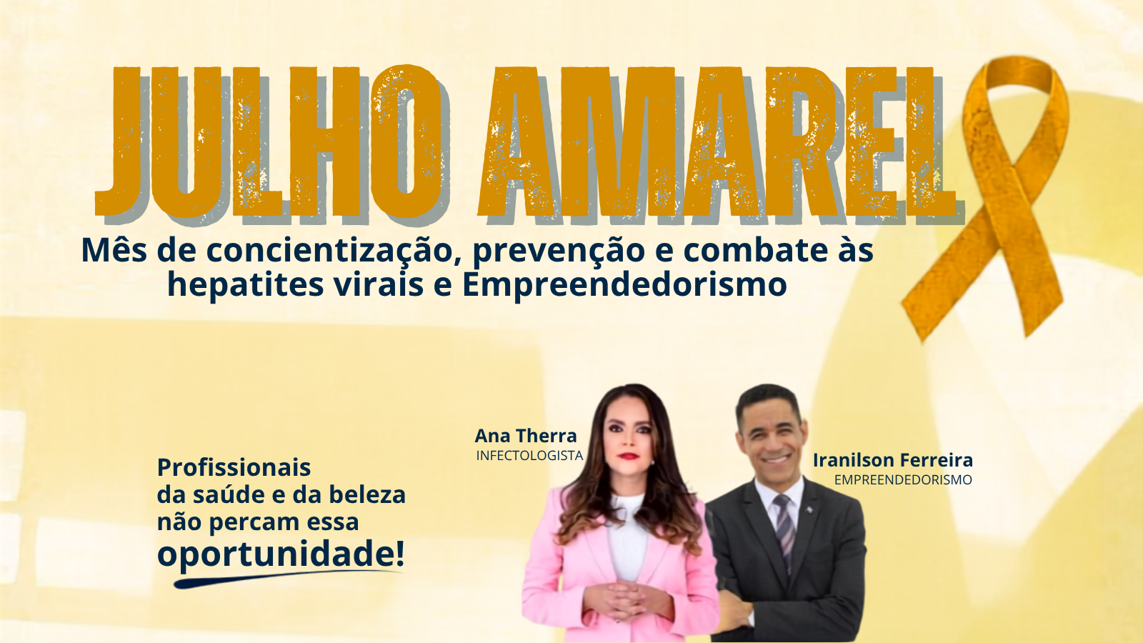 Porto Nacional abre campanha Julho Amarelo com palestra sobre hepatites virais e empreendedorismo