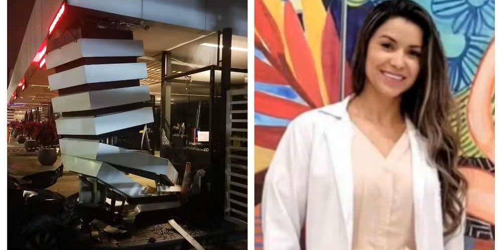 Motorista morre ap&oacute;s bater carro contra coluna de portaria de condom&iacute;nio em Alphaville