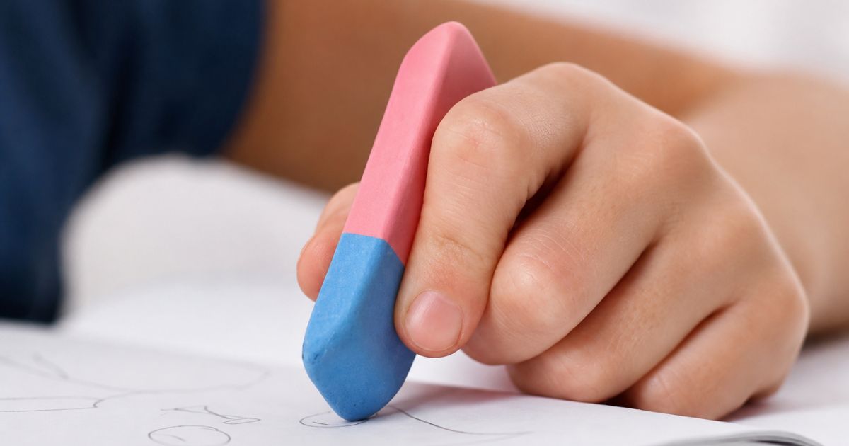 Parte azul da borracha tem fun&ccedil;&atilde;o diferente do que muita gente imagina