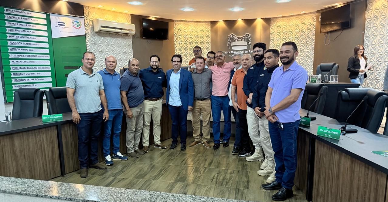Prefeito de Nova Rosal&acirc;ndia participa de audi&ecirc;ncia sobre obras vi&aacute;rias em Para&iacute;so do Tocantins
