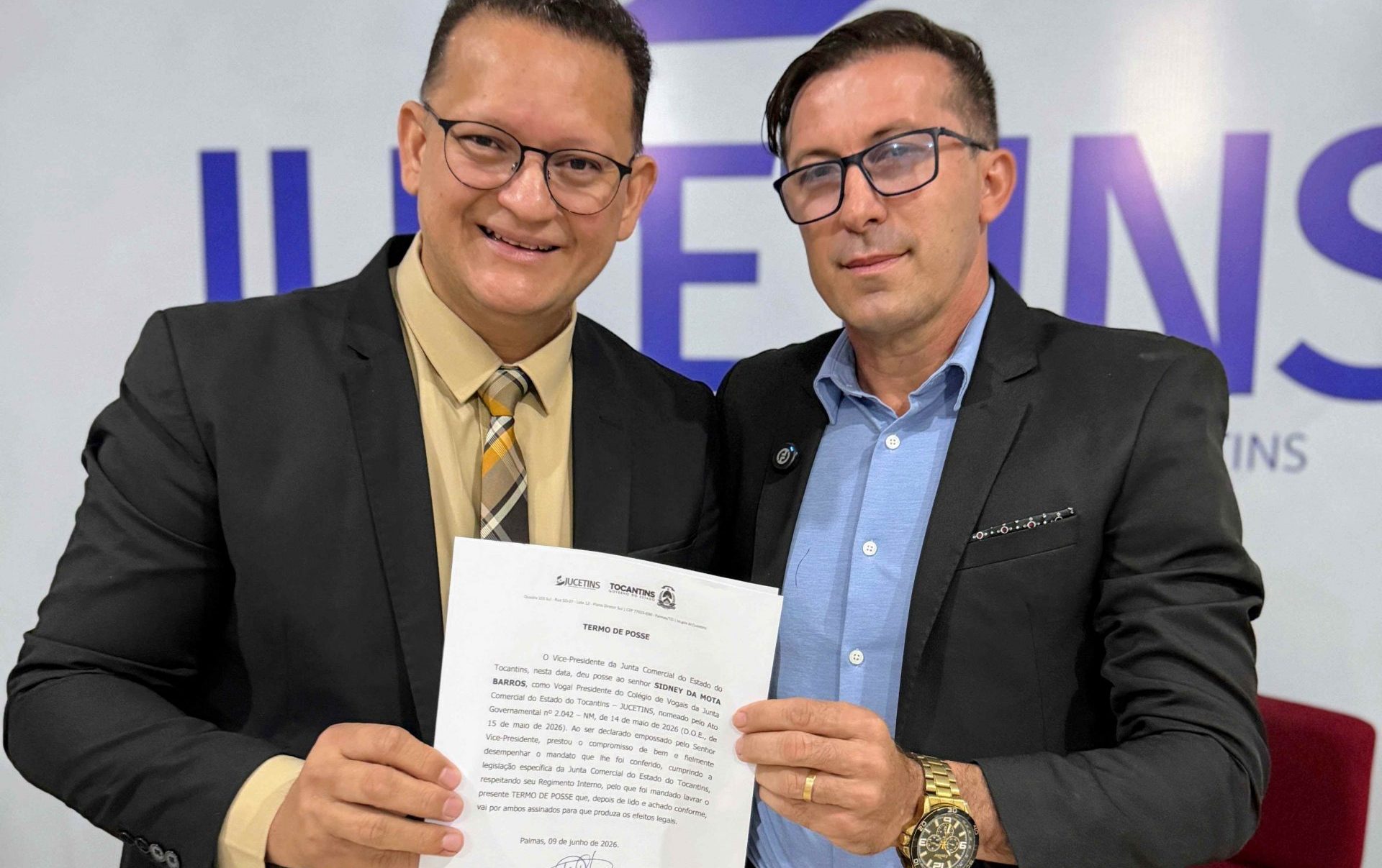 Sidney Barros assume presid&ecirc;ncia do Col&eacute;gio de Vogais da Jucetins
