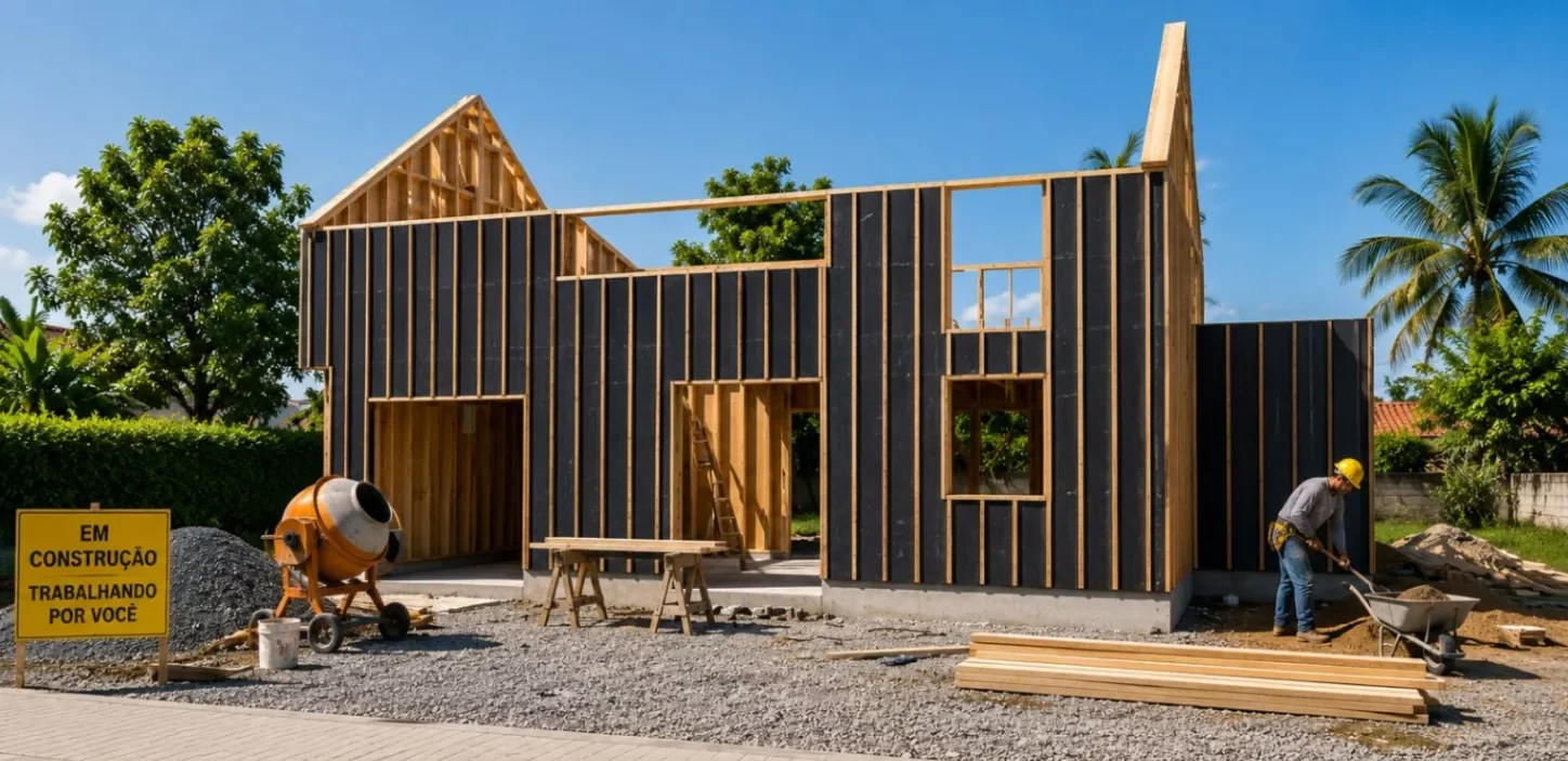Sistema inovador permite construir casa em apenas cinco dias e pode reduzir custos em at&eacute; 30%
