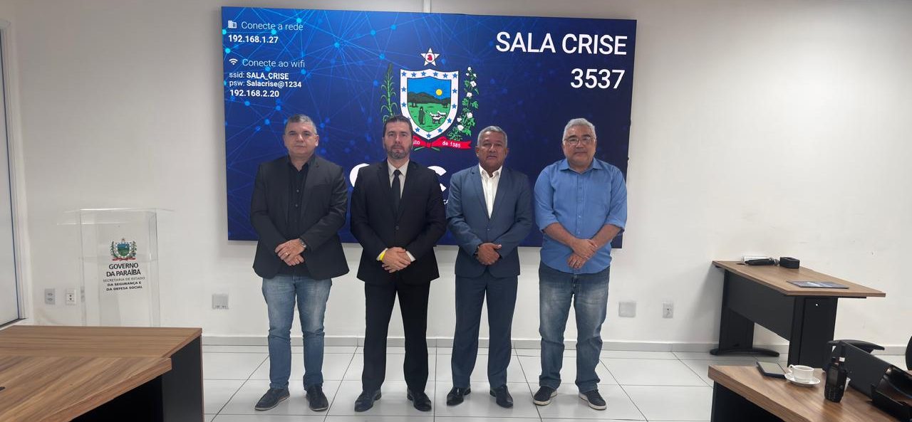 SSP do Tocantins conhece centro de comando da Para&iacute;ba