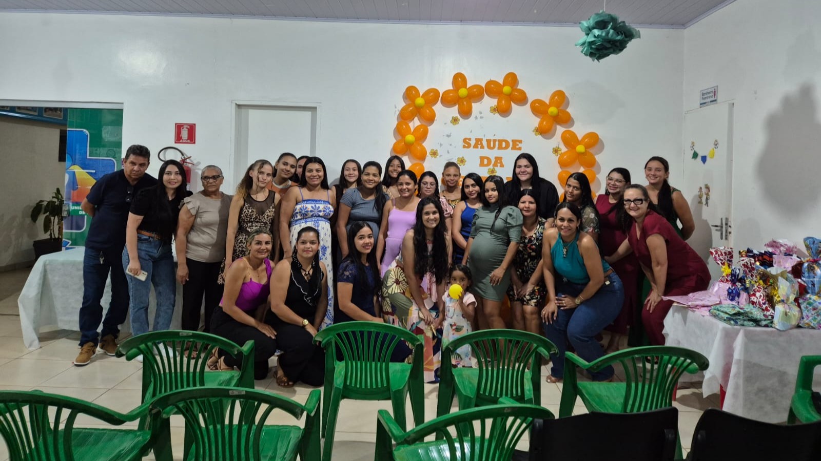 Taboc&atilde;o realiza a&ccedil;&atilde;o do Junho Laranja com gestantes