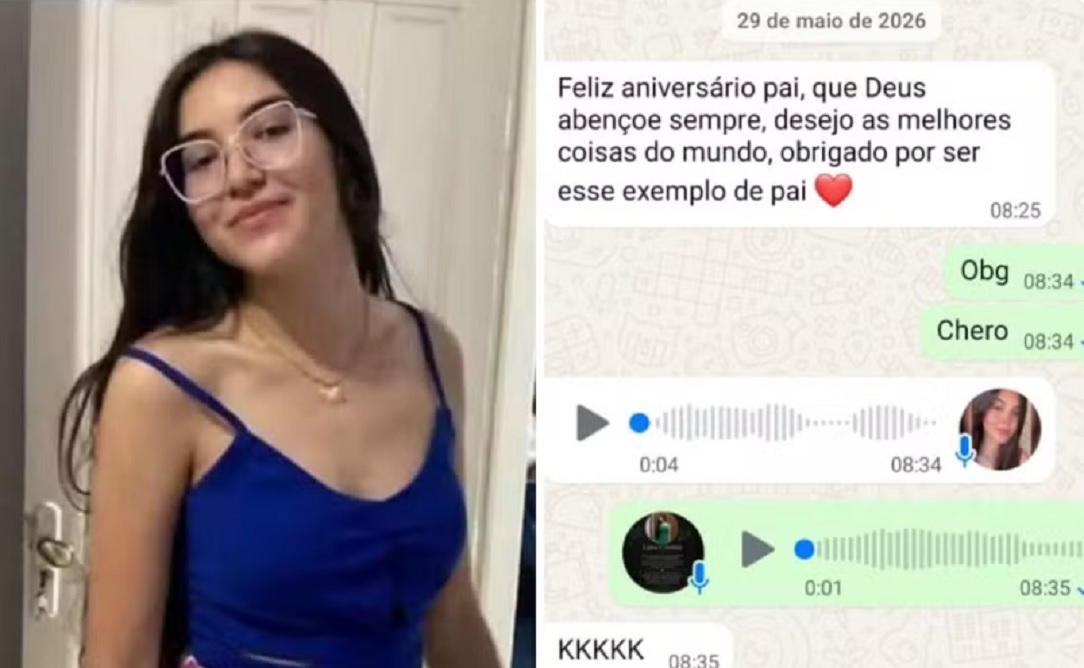 ‘Obrigado por ser esse exemplo de pai’: &uacute;ltima mensagem de universit&aacute;ria tocantinense emociona ap&oacute;s acidente fatal