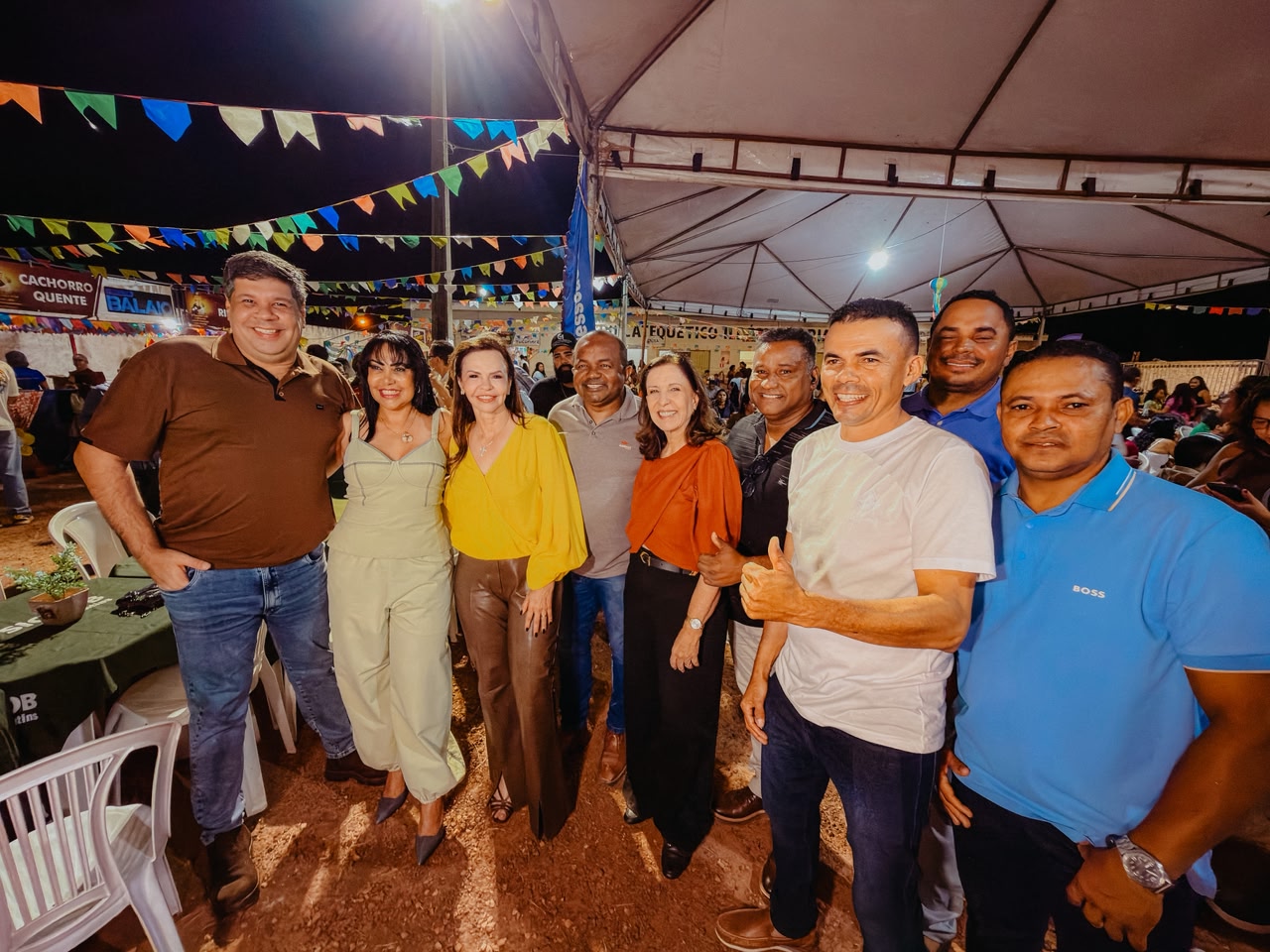 Dorinha participa de Festejo de Santo Ant&ocirc;nio e &eacute; recebida pela comunidade
