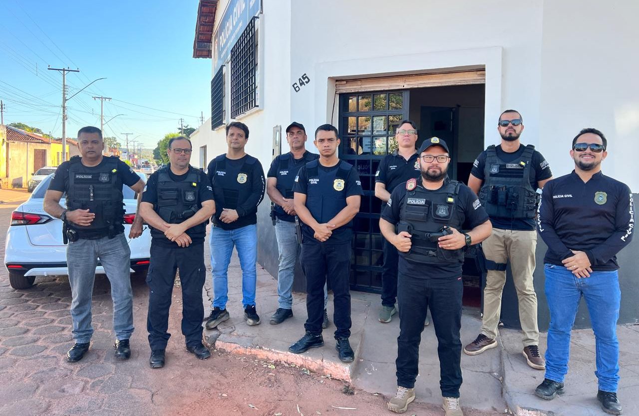 Em Ponte Alta do Tocantins, Pol&iacute;cia Civil cumpre mandados e realiza pris&otilde;es por tr&aacute;fico de drogas e posse ilegal de arma de fogo