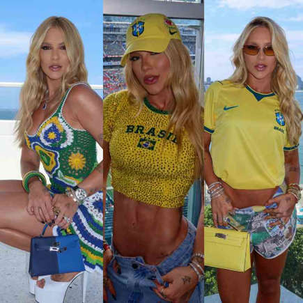 Dos croppeds ao chap&eacute;u de cowboy: veja todos os looks de Virginia Fonseca na Copa
