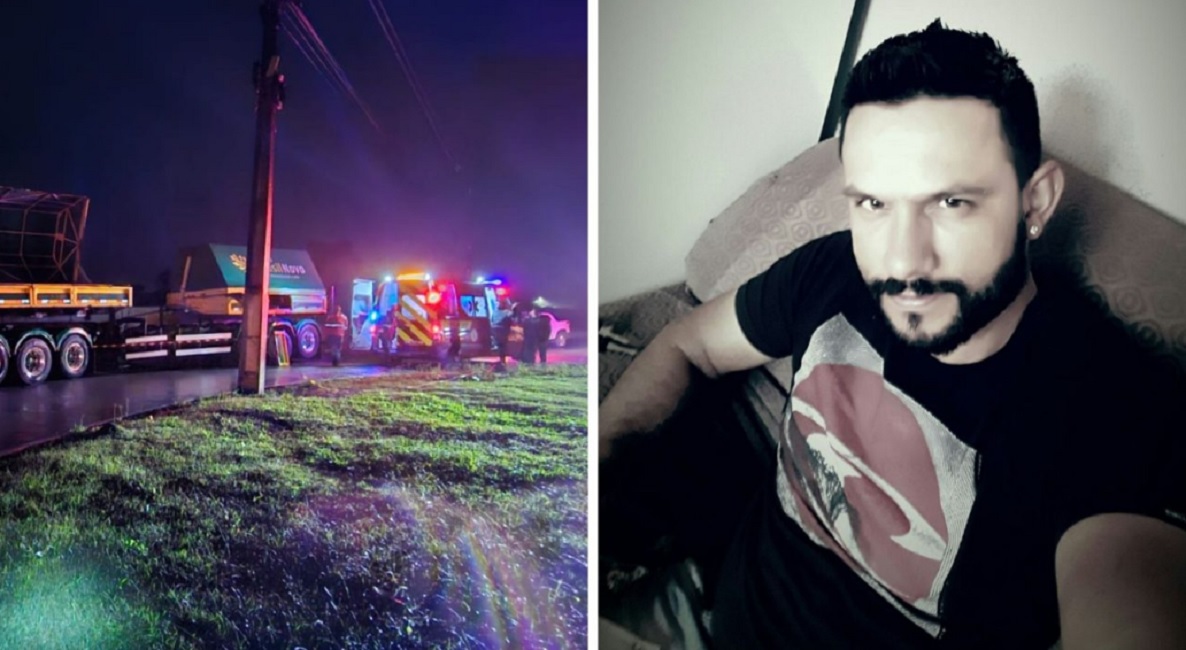 Motorista morre ap&oacute;s ficar prensado por semirreboque da pr&oacute;pria carreta na BR-280