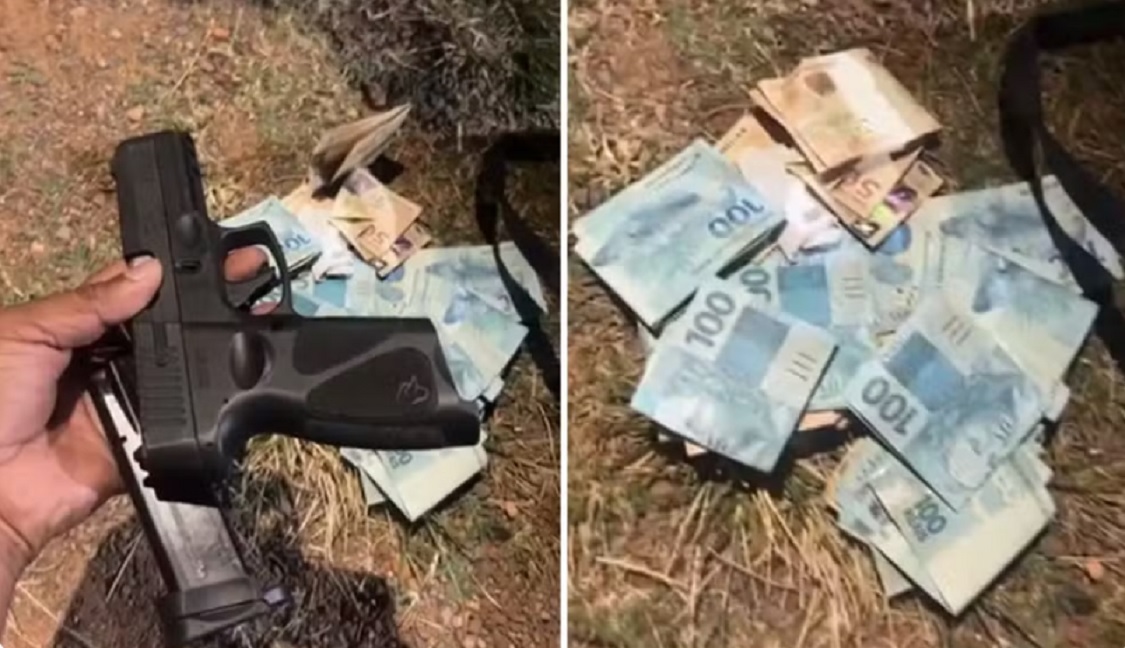 Menina de 11 anos &eacute; encontrada com arma e R$ 7 mil durante abordagem na madrugada