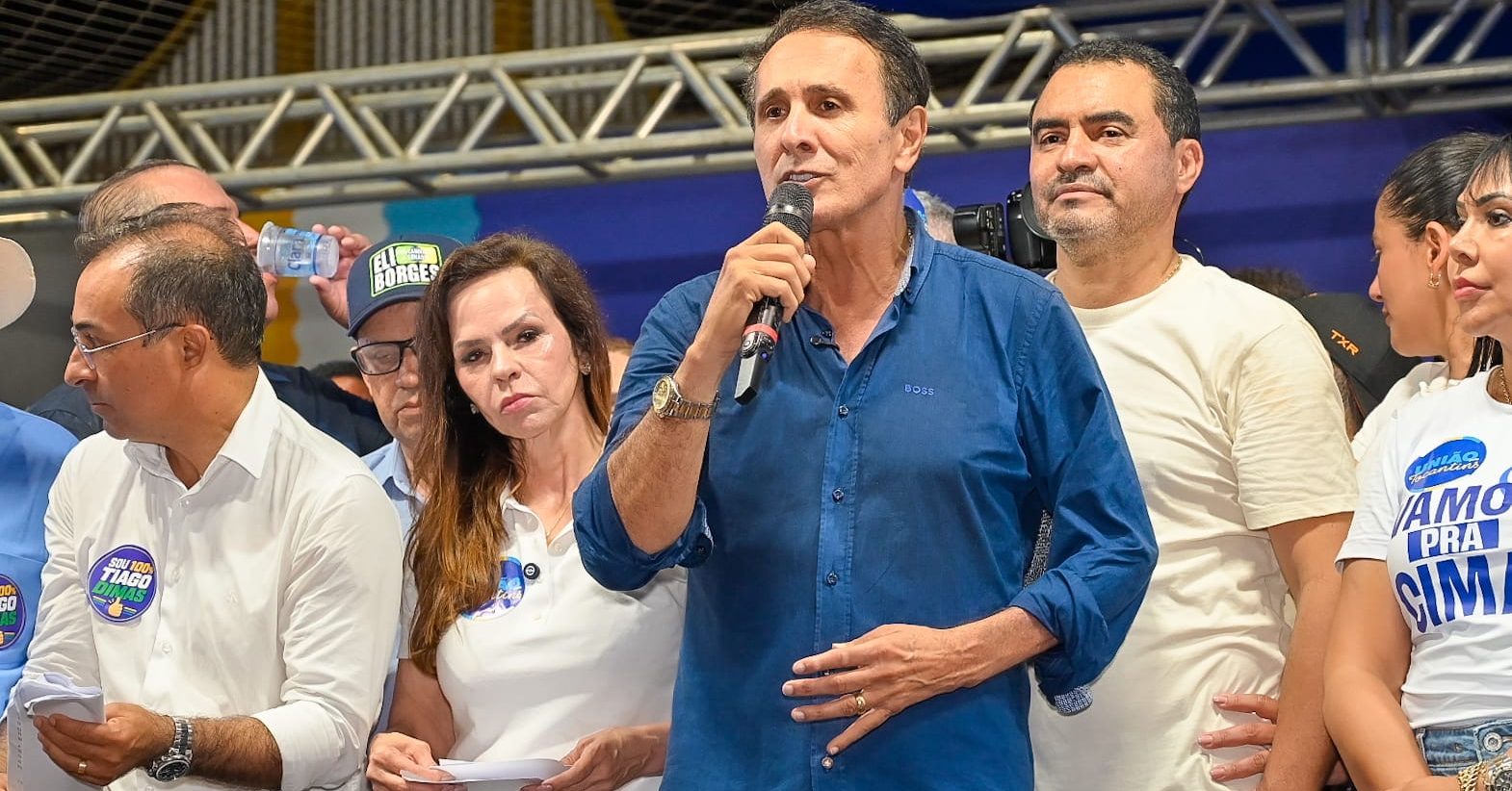 Gaguim lan&ccedil;a pr&eacute;-candidatura ao Senado em Aragua&iacute;na com apoio de lideran&ccedil;as e gin&aacute;sio lotado