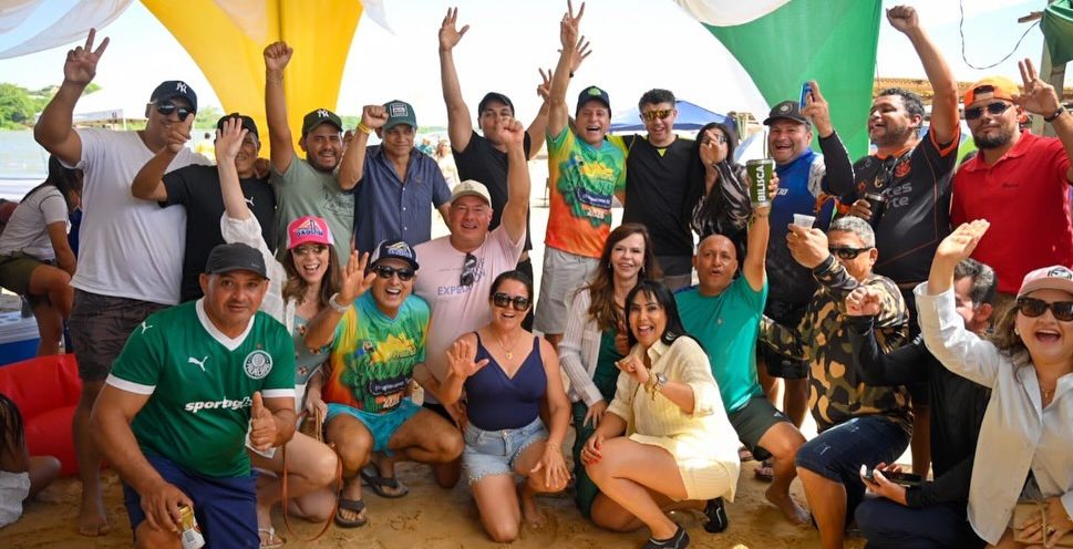 Carlos Gaguim prestigia temporada de praias e agradece recep&ccedil;&atilde;o em Araguacema