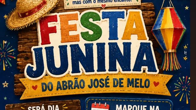 Escola Abr&atilde;o Jos&eacute; de Melo celebrar&aacute; S&atilde;o Jo&atilde;o com festa em Nova Rosal&acirc;ndia