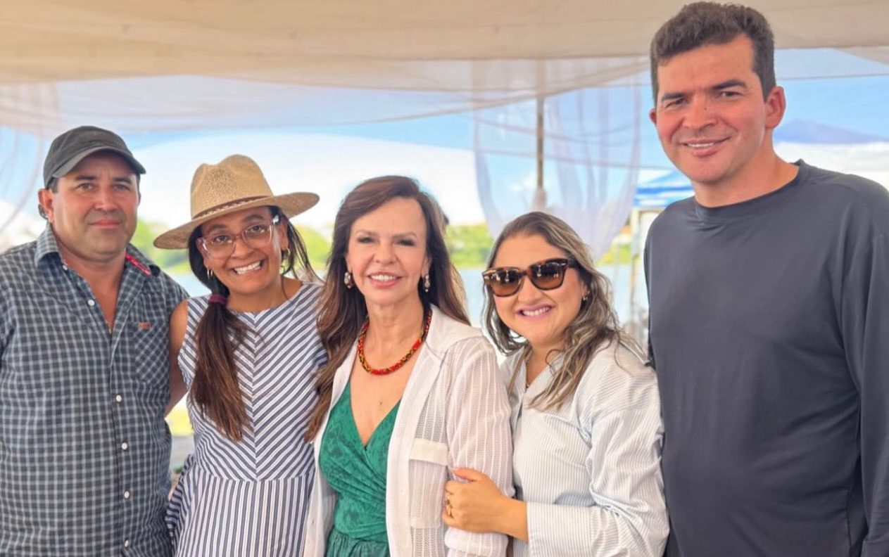Prefeito de Dois Irm&atilde;os participa de agenda com Dorinha na Praia da Gaivota