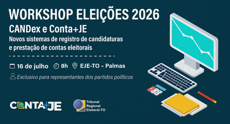 TRE-TO apresenta novos sistemas das Elei&ccedil;&otilde;es 2026; veja o que muda para os partidos