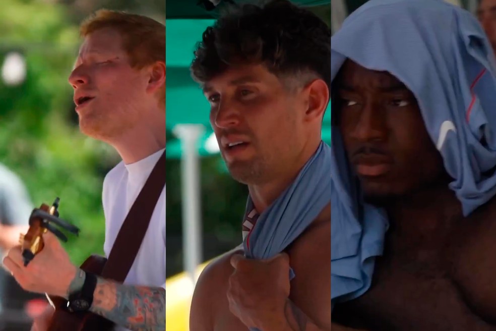 Ed Sheeran faz show para sele&ccedil;&atilde;o da Inglaterra, mas rea&ccedil;&atilde;o dos jogadores viraliza nas redes