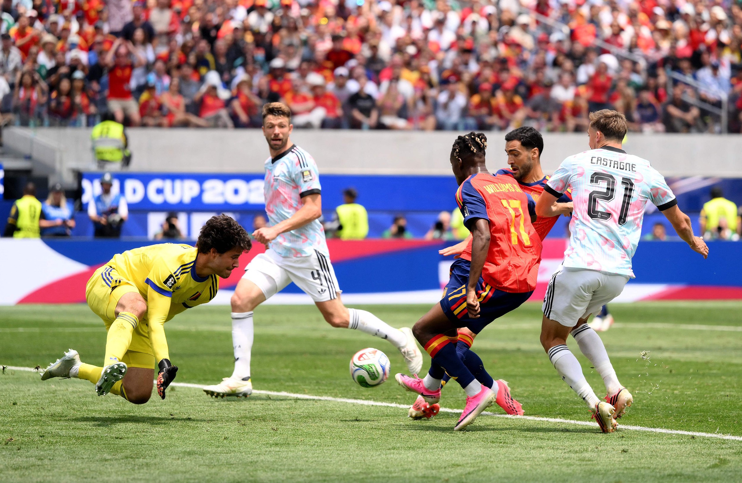 Espanha vence a B&eacute;lgica e vai enfrentar a Fran&ccedil;a na semifinal da Copa do Mundo