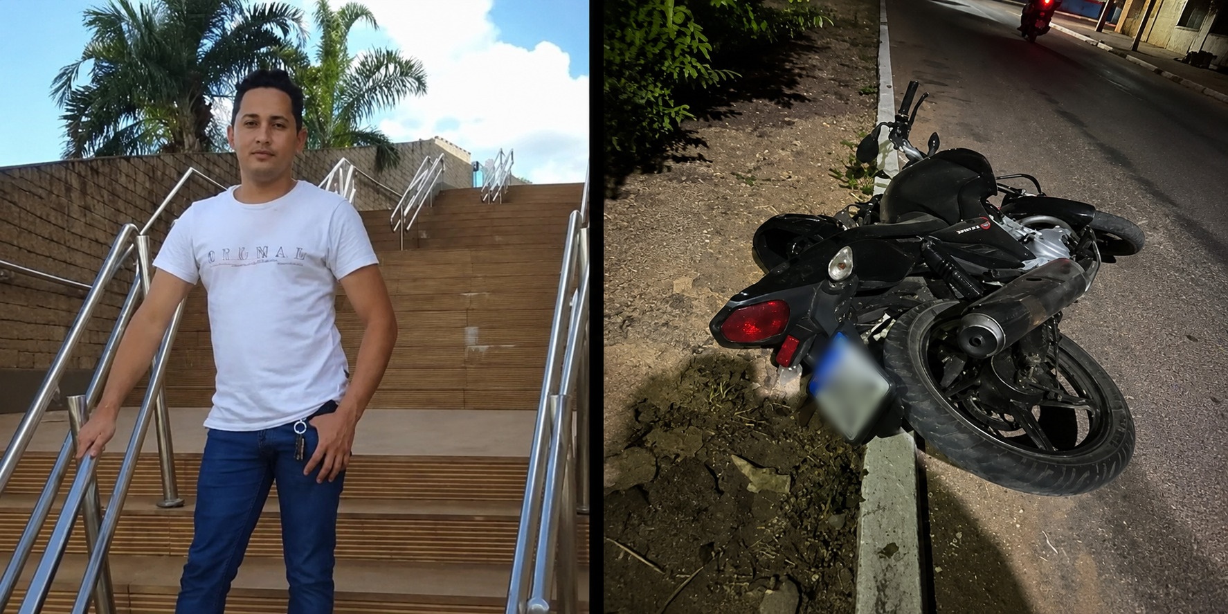 Motociclista morre ap&oacute;s perder o controle da moto em Para&iacute;so do Tocantins