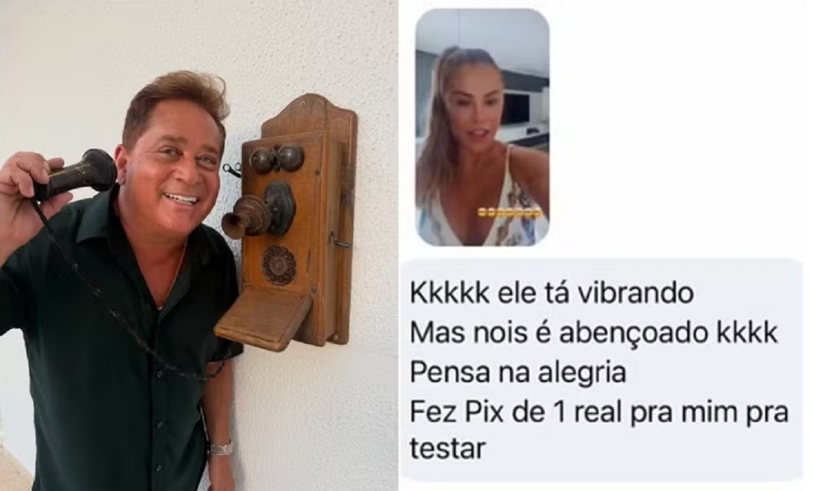 Cantor Leonardo aprende a fazer Pix e come&ccedil;a a enviar transfer&ecirc;ncias para testar