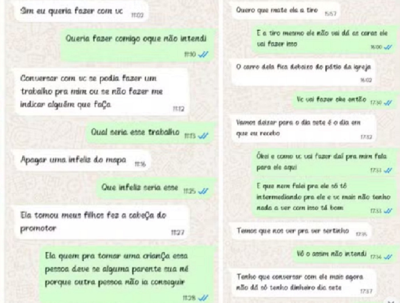 Adolescente denuncia plano da pr&oacute;pria m&atilde;e para matar funcion&aacute;ria e impede crime