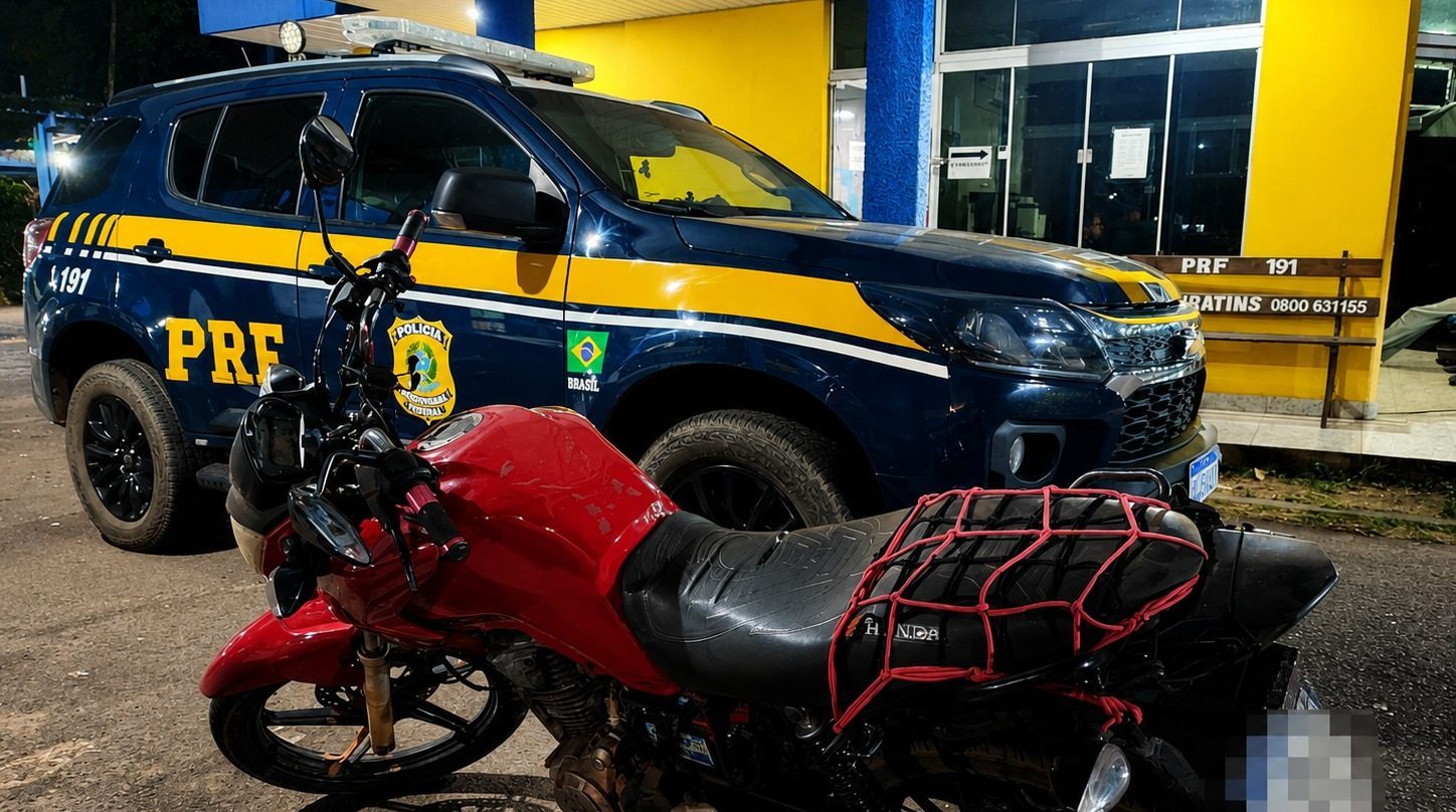 PRF recupera duas motocicletas furtadas em menos de uma hora na BR-153, em Para&iacute;so do Tocantins