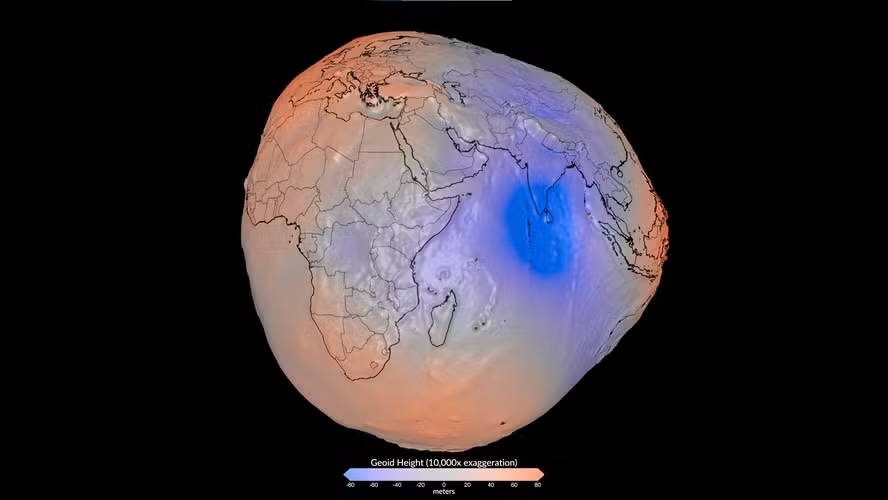 A Terra n&atilde;o &eacute; uma esfera: Nasa revela forma real de geoide atrav&eacute;s da explora&ccedil;&atilde;o espacial e dados de gravidade