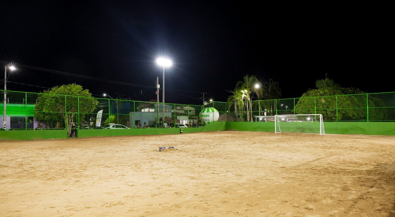 Prefeitura de Para&iacute;so entrega quadra de areia revitalizada e amplia espa&ccedil;os para esporte e lazer no Jardim Paulista