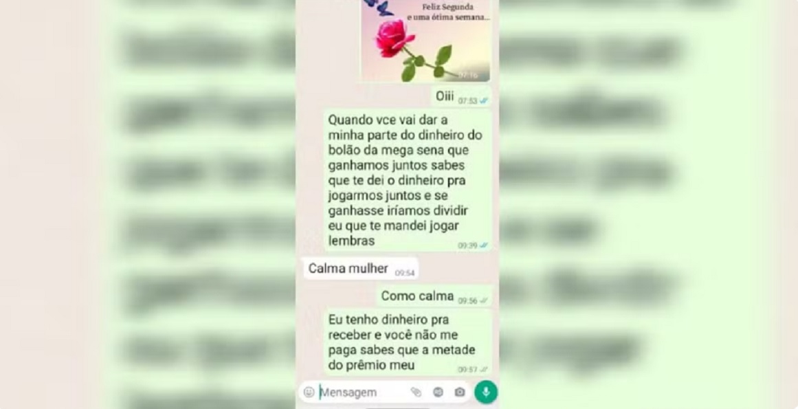 Justi&ccedil;a manda homem dividir pr&ecirc;mio milion&aacute;rio da Mega-Sena com a ex ap&oacute;s acordo verbal