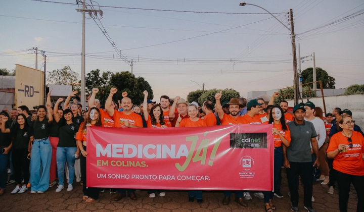 Sandoval Cardoso participa do movimento Medicina J&aacute; em defesa do curso de Medicina em Colinas