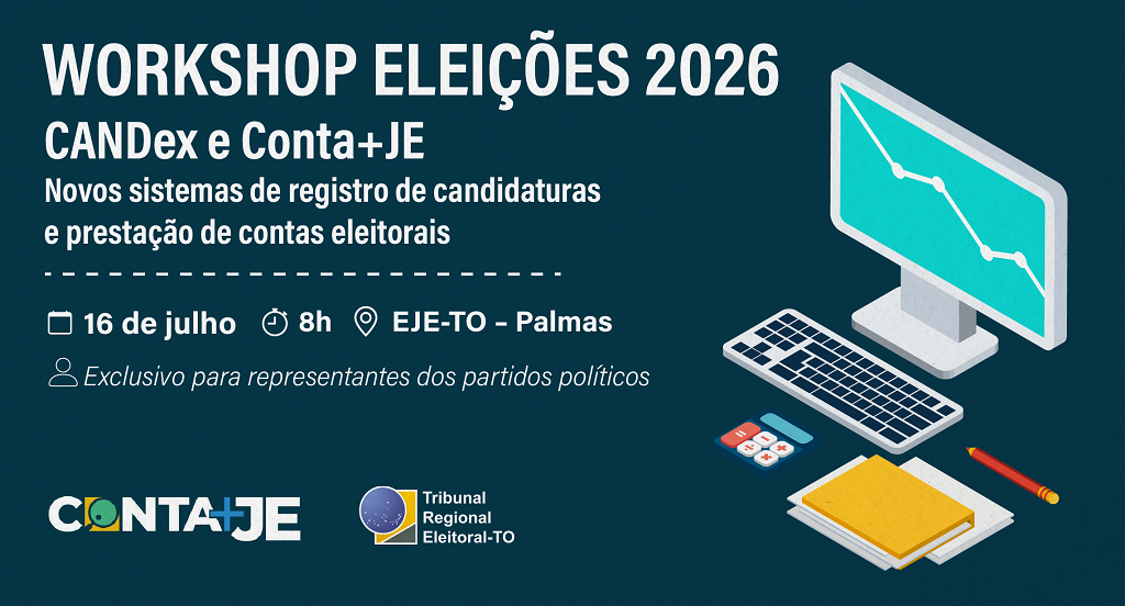 Justi&ccedil;a Eleitoral do Tocantins realiza capacita&ccedil;&atilde;o para partidos sobre novos sistemas das Elei&ccedil;&otilde;es 2026