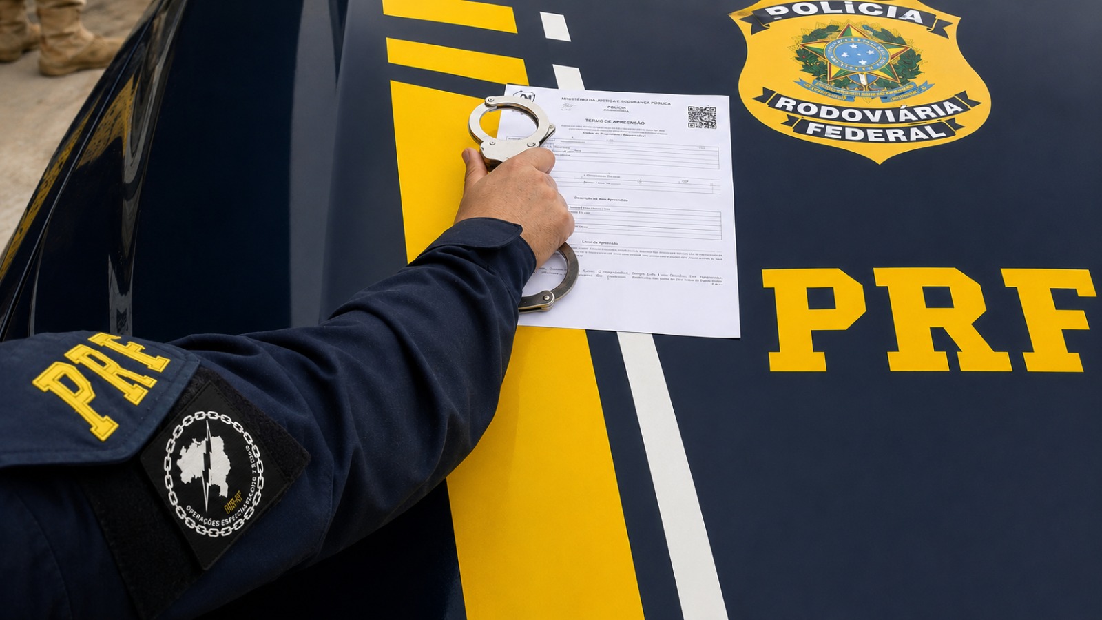 PRF prende motorista por uso de documento falso em Para&iacute;so