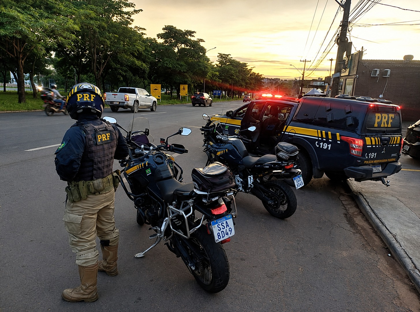 PRF promove a&ccedil;&atilde;o para motociclistas em Guara&iacute; no Dia Nacional